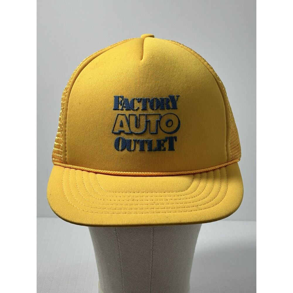 Vintage Factory Auto Outlet Adjustable SnapBack‎ Baseball Hat Cap